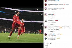 傳射建功！索博社媒曬慶祝照：圣誕快樂，利物浦球迷們！