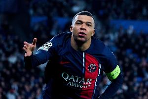 2024年巴黎射手榜：姆巴佩23球居首，貢薩洛-拉莫斯15球次席