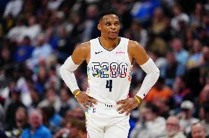 6勝1負(fù)！本季威少首發(fā)場(chǎng)均14.3分5.7板8.4助2.6斷 命中率52.1%