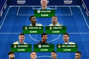 認(rèn)同嗎？德轉(zhuǎn)列圣誕樹(shù)陣：皇馬4將最多，曼城3人、利物浦2人