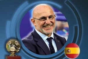 勇奪歐洲杯！德拉富恩特當(dāng)選IFFHS年度最佳國(guó)家隊(duì)主帥