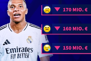 最高跌4000萬(wàn)??德轉(zhuǎn)預(yù)熱姆巴佩身價(jià)：必定下跌！最多跌至1.4億