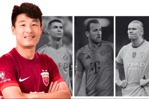 西媒報道武磊：今年打進(jìn)42球 僅次于C羅、凱恩、哈蘭德與約克雷斯