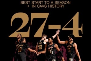 兵鋒正盛??騎士本賽季至今27勝4負 創(chuàng)隊史最佳開局戰(zhàn)績