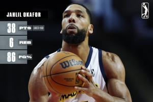 古典內(nèi)線??15年探花21中18轟38分 G聯(lián)盟場(chǎng)均21.7分&命中率80.6%