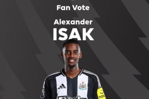 首開記錄！英超官方：伊薩克當選紐卡2-0曼聯(lián)全場最佳球員