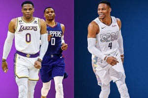 威少在洛杉磯首發(fā)46勝67負 在掘金首發(fā)8勝2負