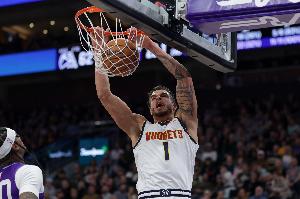 掘金第三節(jié)防守拉滿&進(jìn)攻端水銀瀉地 單節(jié)41-24凈勝老鷹17分