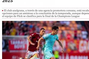 世體：巴薩韓國(guó)行預(yù)計(jì)收益400萬(wàn)歐 去不去取決于是否打入歐冠決賽