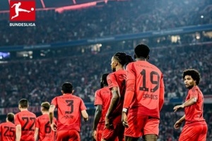 本賽季五大聯(lián)賽場(chǎng)均進(jìn)球榜：拜仁3.13球居首，巴黎、巴薩二三位