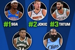 ??巴朗-戴維斯談聯(lián)盟前五：SGA/約基奇/塔圖姆/字母哥/哈登