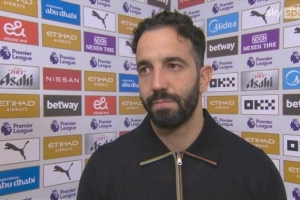 阿莫林：阿森納不該輸?shù)覀兣涞蒙馅A 感謝球員們拼搏了