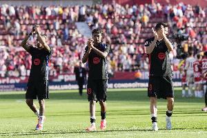 當(dāng)今最強三叉戟？萊萬、亞馬爾、拉菲尼亞本賽季2場國家德比進8球