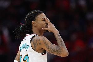 高效兩雙！莫蘭特13中9拿下21分4板12助2斷 正負(fù)值+22