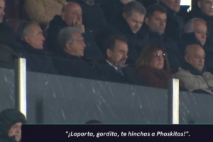 赫塔費球迷嘲諷拉波爾塔：胖子&賣給我一個包廂 巴薩是黑手黨