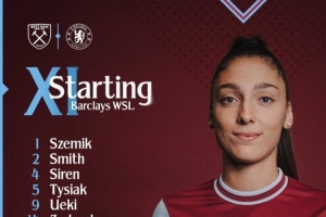 西漢姆女足本輪英女超對(duì)陣領(lǐng)頭羊切爾西，李夢(mèng)雯首發(fā)出戰(zhàn)