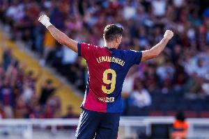 萊萬本季出場29次取得27球3助攻，進球數(shù)已超上個賽季總和