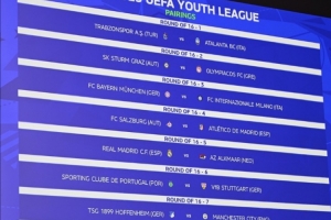 青年歐冠1/8決賽抽簽：拜仁vs國(guó)米 皇馬曼城若晉級(jí)將碰面