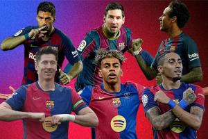 LRL組合！巴薩三叉戟總進(jìn)球已接近MSN水平，MSN3賽季總進(jìn)球都破百