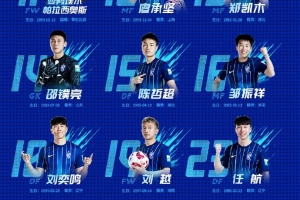 青春三鎮(zhèn)，新鮮亮相，2025賽季武漢三鎮(zhèn)一線隊球員大名單正式出爐