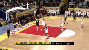 你是懂的??多米尼克-瓊斯直接被孫軍晃飛 送其上空籃