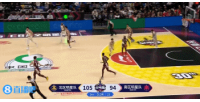 ??會玩！薩姆納突到籃下沒看筐 背傳助攻張寧底角三分一箭穿心