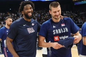 科爾：打塞爾維亞恩比德與詹杜庫統(tǒng)治了比賽 只能用他對抗約基奇