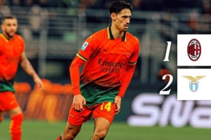 米蘭連續(xù)3場(chǎng)意甲均以1-2告負(fù)，各項(xiàng)賽事近6場(chǎng)1勝1平4負(fù)
