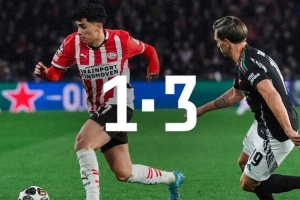 埃因霍溫31分鐘0-3落后是隊史歐戰(zhàn)第2快，僅次于1979年5分鐘0-3