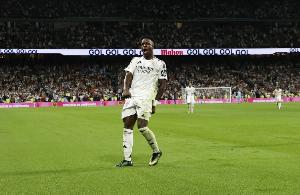 維尼修斯打進(jìn)皇馬生涯第102球，隊(duì)史射手榜超越拉莫斯和薩莫拉諾