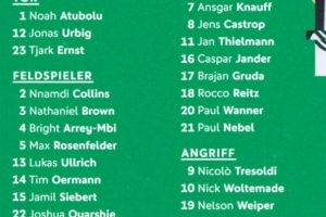 德國(guó)U21大名單：沃爾特馬德、烏爾比希、克瑙夫、萬納爾入選