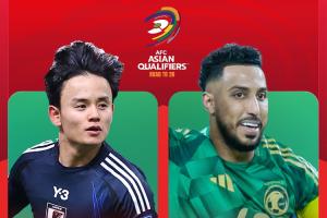 日本vs沙特首發(fā)出爐！