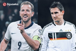 71球！凱恩國(guó)家隊(duì)生涯進(jìn)球數(shù)超越希勒+歐文總和，追平克洛澤