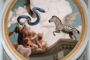 國(guó)米曬對(duì)陣烏迪內(nèi)斯海報(bào)：藍(lán)色巨蛇vs斑馬????