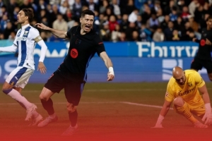 萊加內(nèi)斯中場(chǎng)：巴薩不像往常那么強(qiáng)勢(shì)，我們踢得很好卻一無(wú)所獲