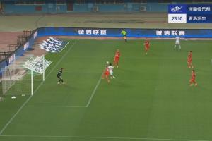 首勝要來了？金永浩頭球沖頂破門，海牛1-0客場領(lǐng)先河南