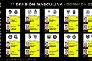 西甲第33輪裁判安排：阿里亞斯執(zhí)法巴薩，何塞-馬丁內(nèi)斯執(zhí)法皇馬