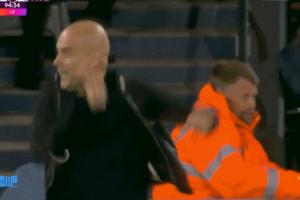 天堂&地獄！曼城絕殺維拉：瓜帥陷入癲狂握拳狂喊&埃梅里閉眼長(zhǎng)嘆