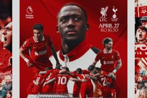 今夜見證紅軍加冕??23:30利物浦主場(chǎng)戰(zhàn)熱刺 不敗即鎖定英超冠軍