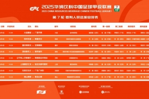 中甲本輪裁判：馬騰執(zhí)法銅梁龍vs定南贛聯(lián)，李會剛執(zhí)法遼寧vs陜西