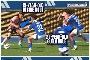 回家準備挨打??19歲杜埃邊路對位22歲哥哥蓋拉，穿襠戲耍哥哥