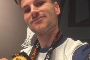 躺得1冠！29歲維爾納本賽季27場(chǎng)1球，遭撤銷報(bào)名仍拿到歐聯(lián)獎(jiǎng)牌