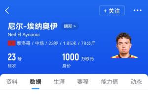 法媒：朗斯中場埃納奧伊決定為摩洛哥國家隊效力