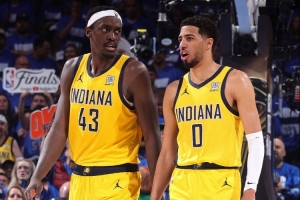 步行者2-1領(lǐng)先！數(shù)據(jù)媒體：步行者奪冠概率34% 雷霆仍高達66%??