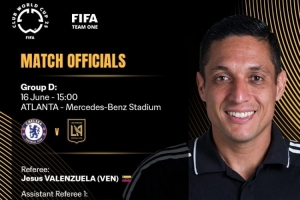 世俱杯16日比賽裁判：馬寧將擔(dān)任弗拉門戈vs突尼斯希望第四官員