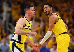 步行者總決賽單場(chǎng)16次搶斷創(chuàng)隊(duì)史紀(jì)錄 并列NBA歷史第3僅次凱勇