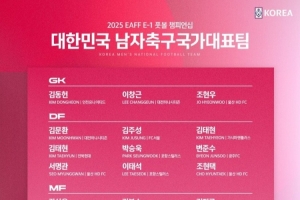 官方：東亞杯名單從23人擴(kuò)增至26人，韓國(guó)隊(duì)補(bǔ)招3名球員