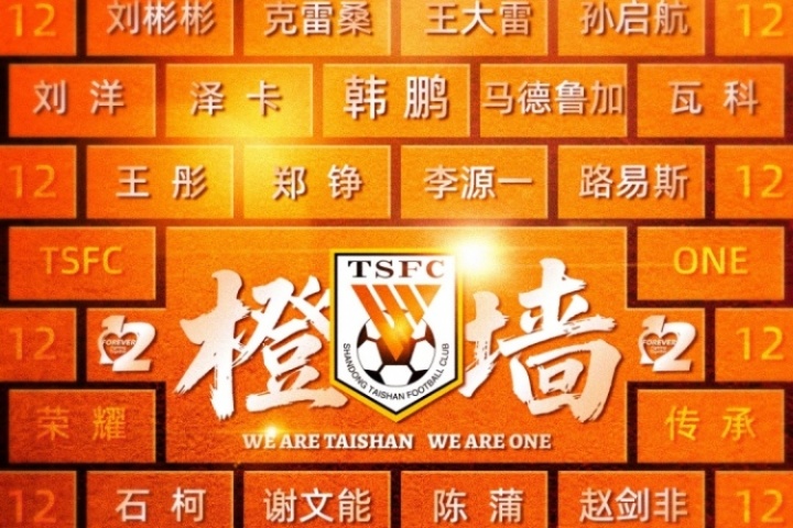 泰山vs梅州首發(fā)：5外援PK4外援，洛佩斯首秀 彭嘯先發(fā) 楊超聲出戰(zhàn)