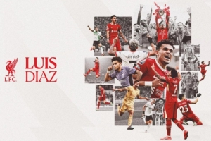 效力3年半！利物浦官方告別迪亞斯：感謝所有貢獻(xiàn)，祝愿一切順利