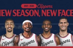 快船媒體曬出球隊(duì)新援和舊將的數(shù)據(jù)對(duì)比：提升顯著